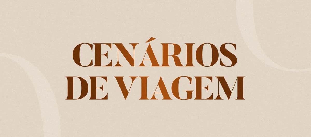 Cenários de viagem