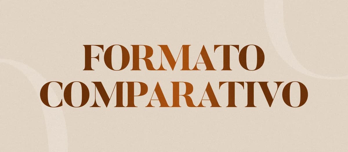 Formato comparativo