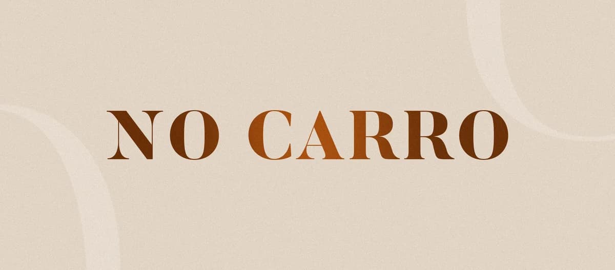 No carro